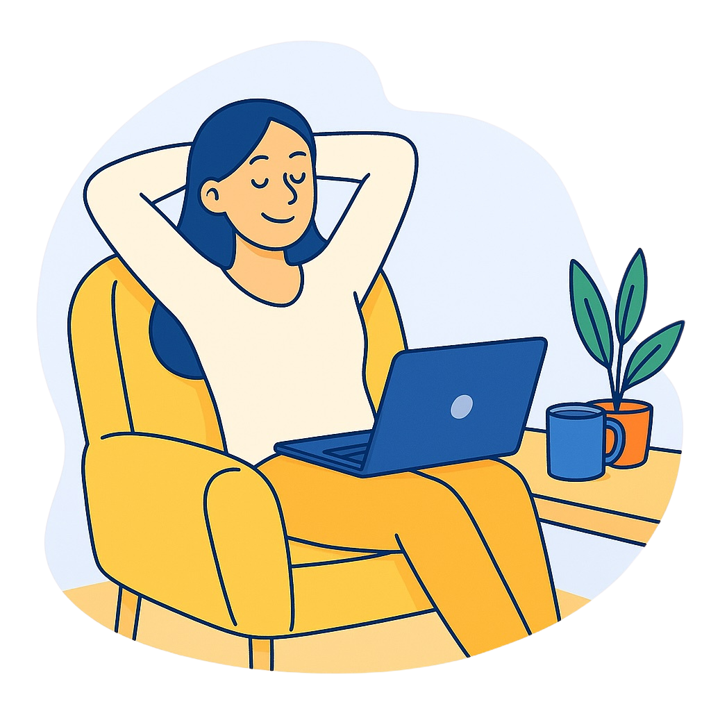 Thérapeute sereine avec DiagNotes